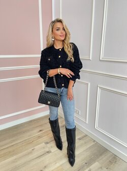 Claire cardigan black