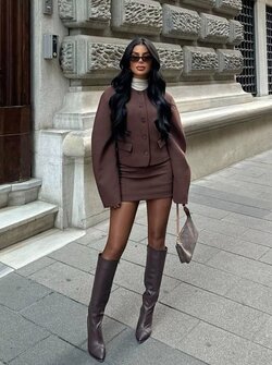 Skirt brown scarlett