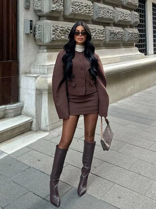 Skirt brown scarlett