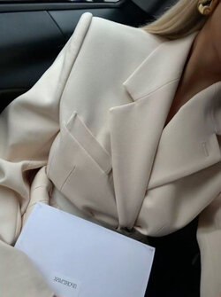 koko blazer vanille koko blazer vanille