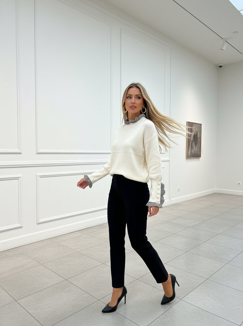 Cutie sweater creme Cutie sweater creme