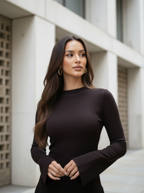 Romy dress brown Romy dress brown