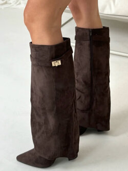 Givy boots brown suede Givy boots brown suede