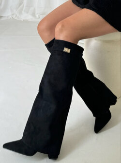 Givy boots black suede Givy boots black suede