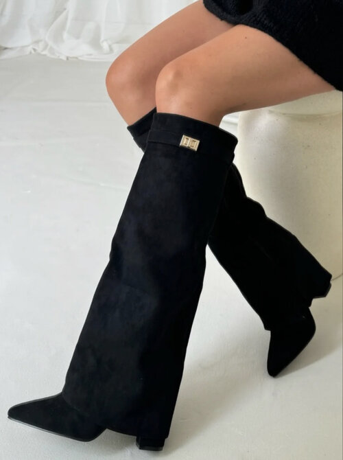 Givy boots black suede Givy boots black suede