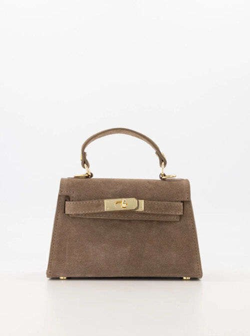 Kylie bag suede taupe