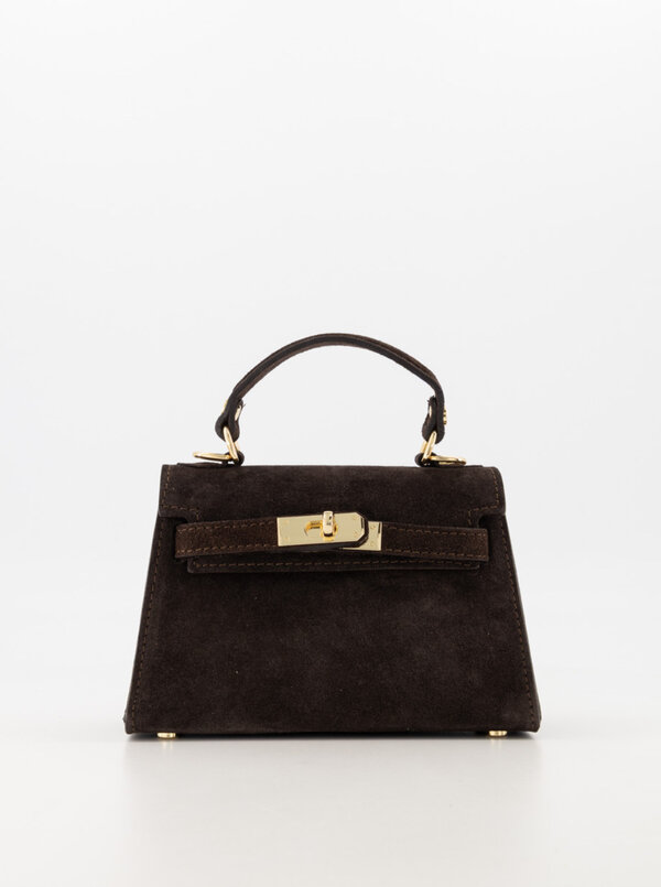 Kylie dark brown suede