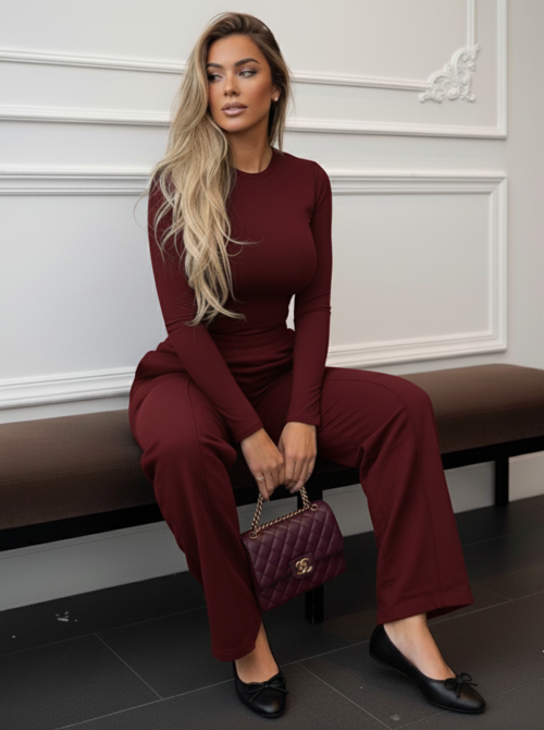 Malou pants bordeaux Malou pants bordeaux