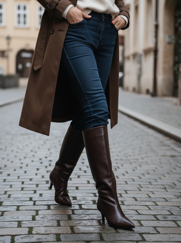 Maggie boots brown