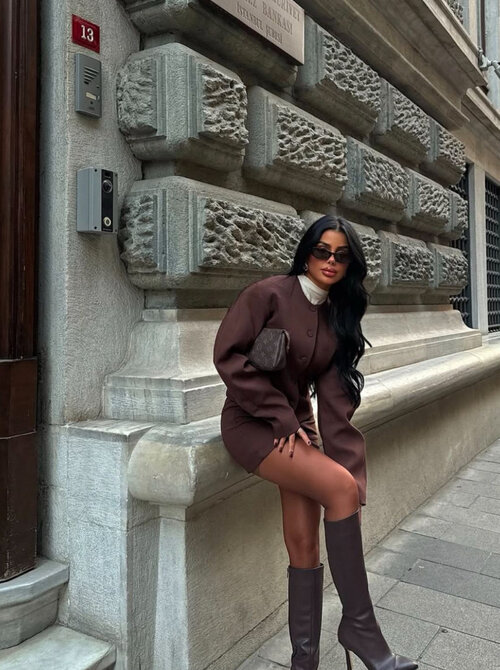 Scarlett blazer brown Scarlett blazer brown