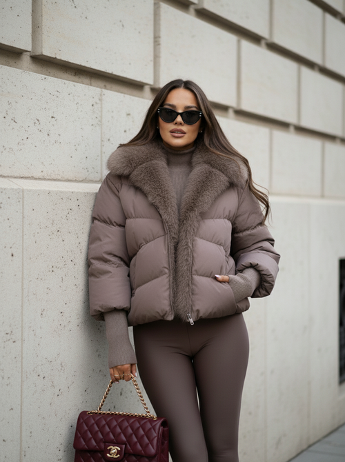 Kels jacket taupe