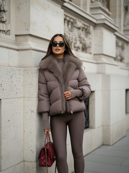 Kels jacket taupe