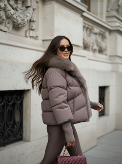 Kels jacket taupe
