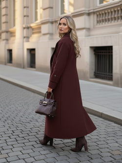 Lara coat bordeaux