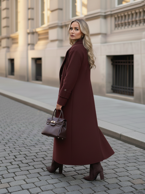 Lara coat bordeaux