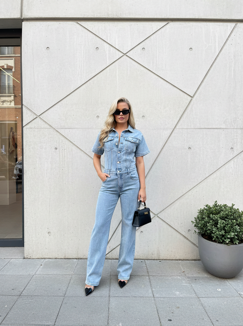 Denim jumpsuit revi
