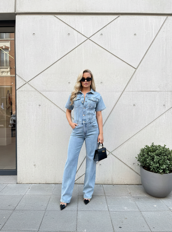 Denim jumpsuit revi