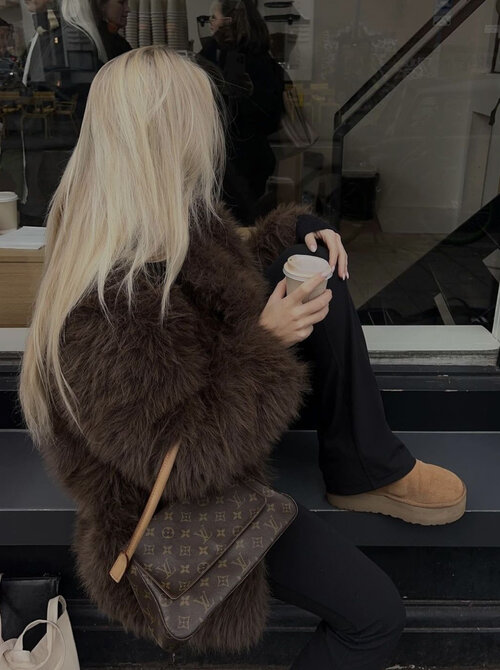 Bella faux fur coat