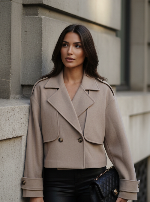 Zola coat beige