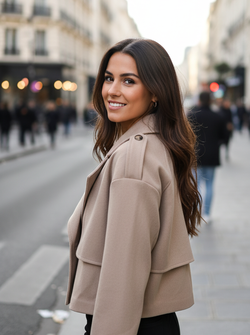 Zola coat beige