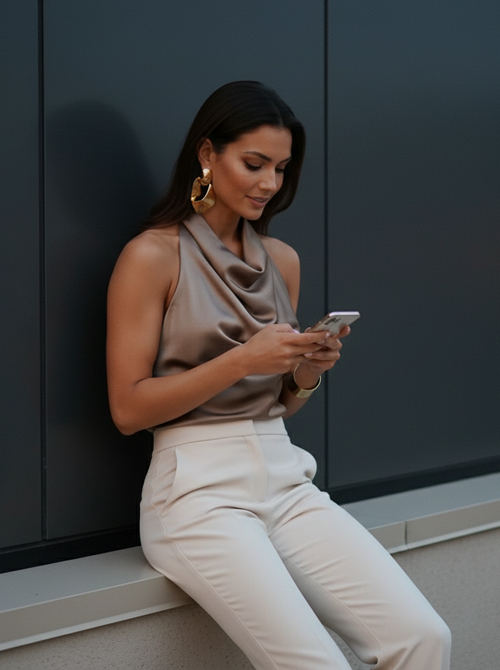 Satin top bronze