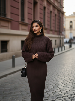 Valerie twin set brown