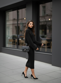Valerie twin set black