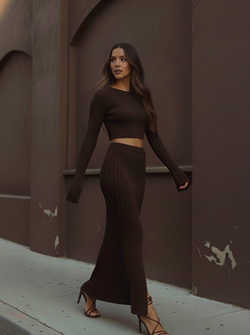 Lina set brown