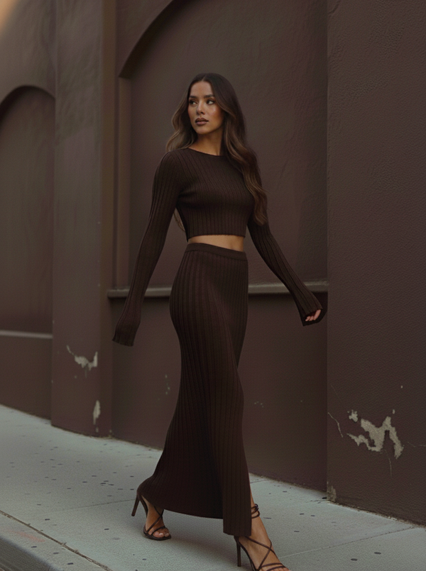 Lina set brown