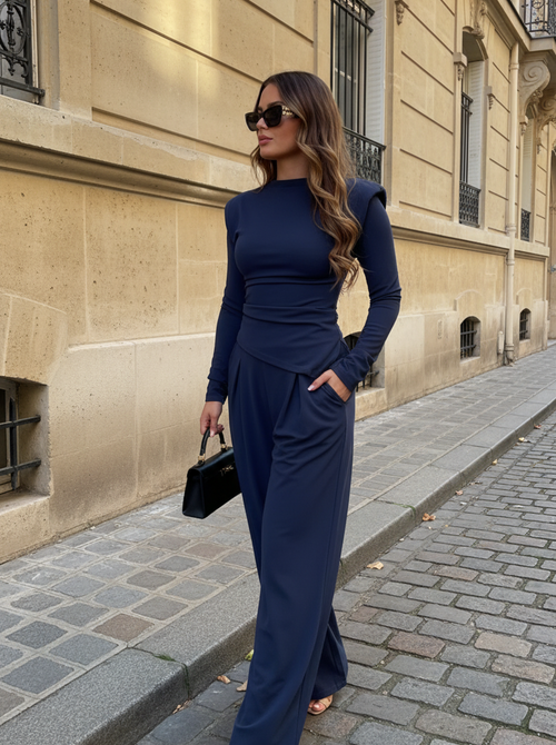 Julie set navy longsleeve Julie set navy longsleeve