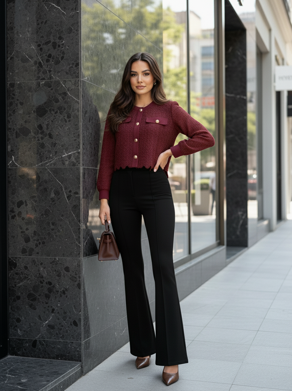 Flare pants Evie black