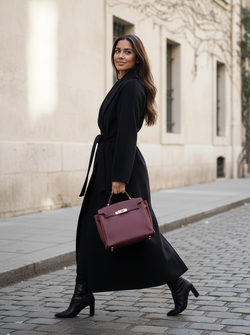 Valentina coat black Valentina coat black