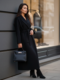 Valentina coat black Valentina coat black