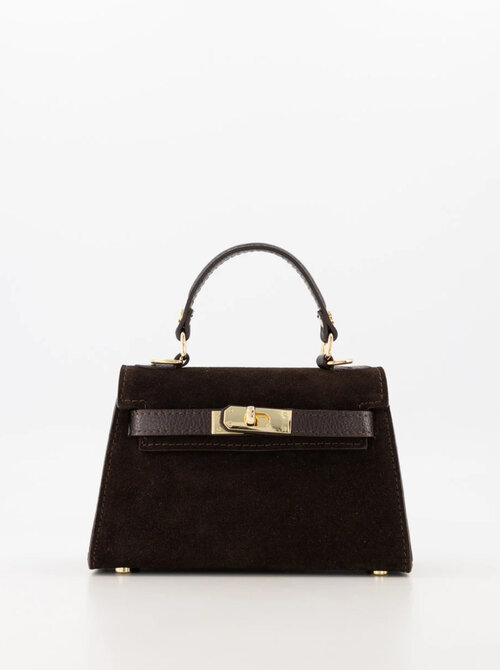 Kylie dark brown suede