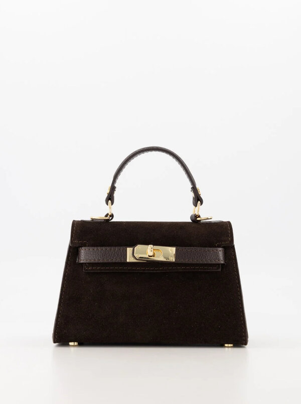 Kylie dark brown suede