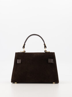 Kylie dark brown suede