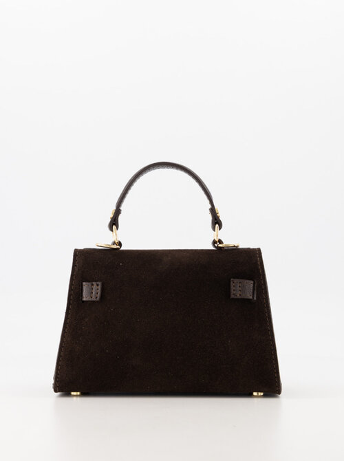 Kylie dark brown suede