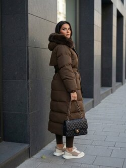 Jolene long jacket brown Jolene long jacket brown