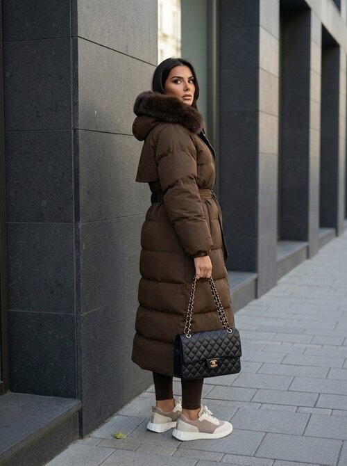 Jolene long jacket brown Jolene long jacket brown