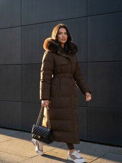 Jolene long jacket brown Jolene long jacket brown