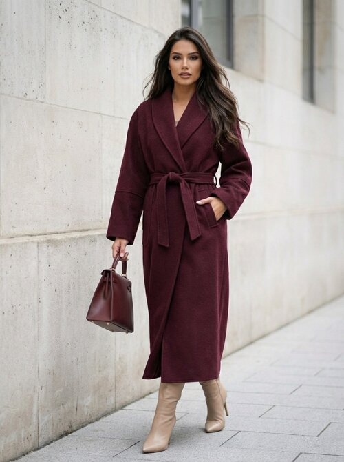 Valentina coat bordeaux Valentina coat bordeaux