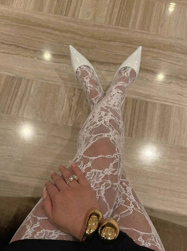 Byell panty white lace