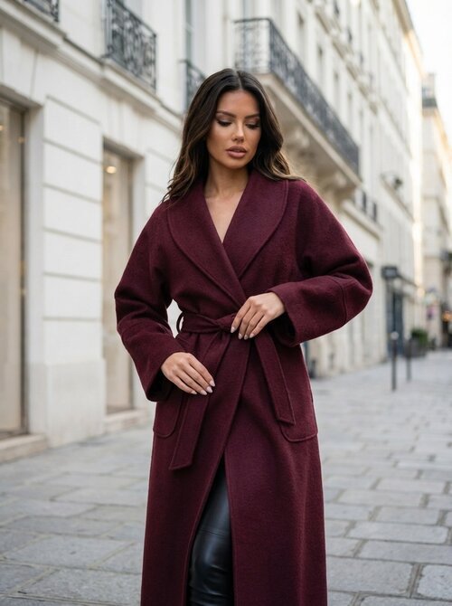 Valentina coat bordeaux Valentina coat bordeaux