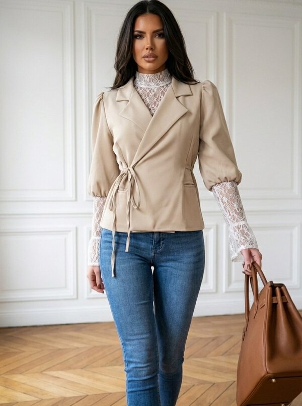 Steffie blazer beige