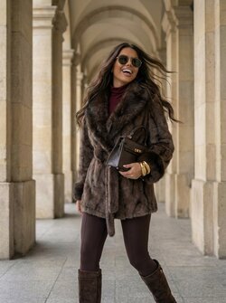 Jennifer faux fur coat Jennifer faux fur coat