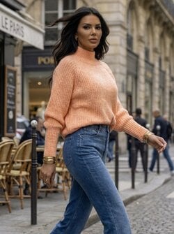 Verona sweater peach