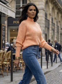 Verona sweater peach