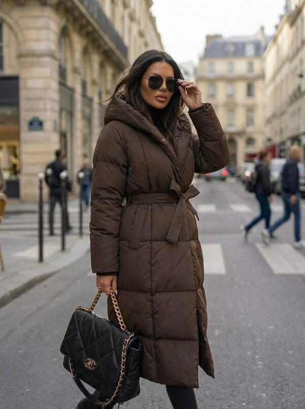nikkie coat brown