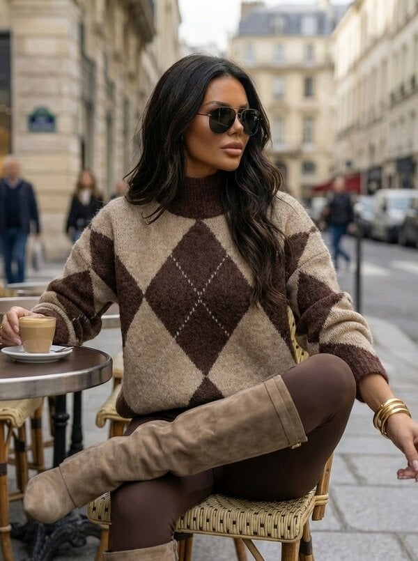 Sweater coco brown