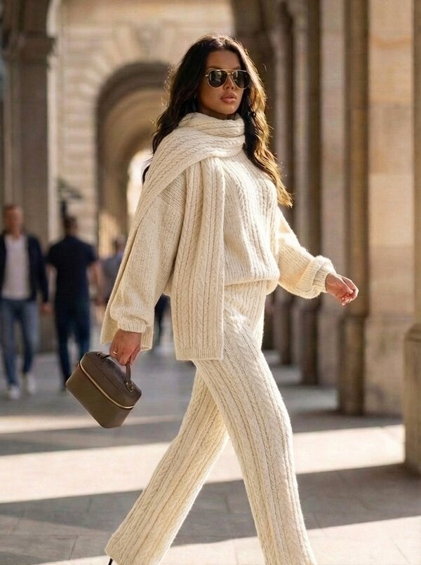 Lois mae 3 piece set creme